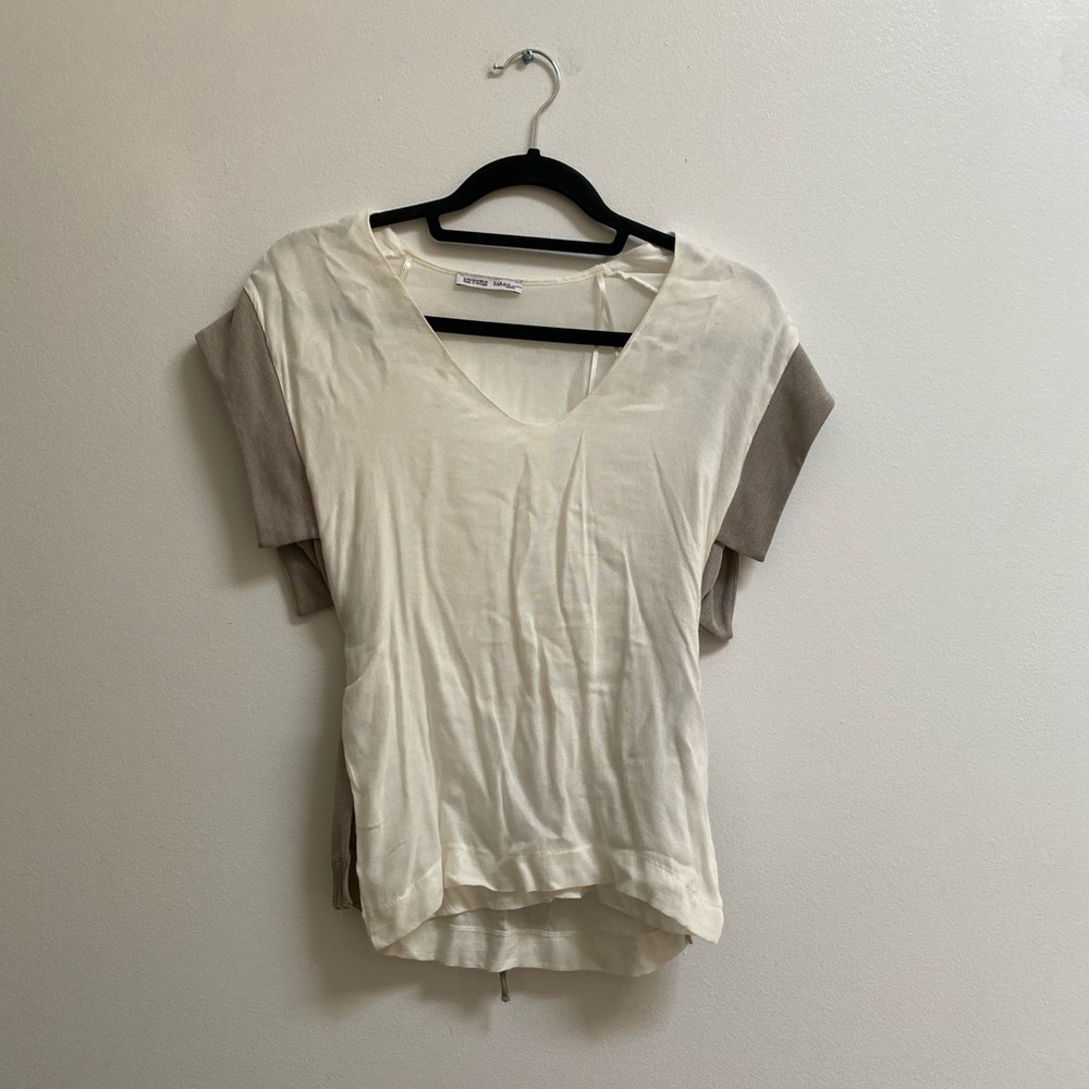 Zara Sleeveless Combination Top S